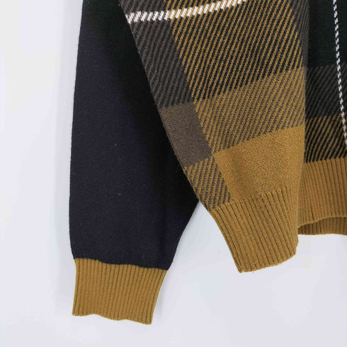 フレッドペリー FRED PERRY 23AW 別注 タータンチェック ニット レディース UK:10
